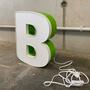 Original Vintage Neon Leuchtreklame, Markt "B" 1