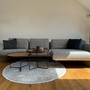 Sofa Récamiere Rechts Textil Holz Grau 0