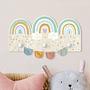 Kindergarderobe Regenbogen Mehrfarbig 4