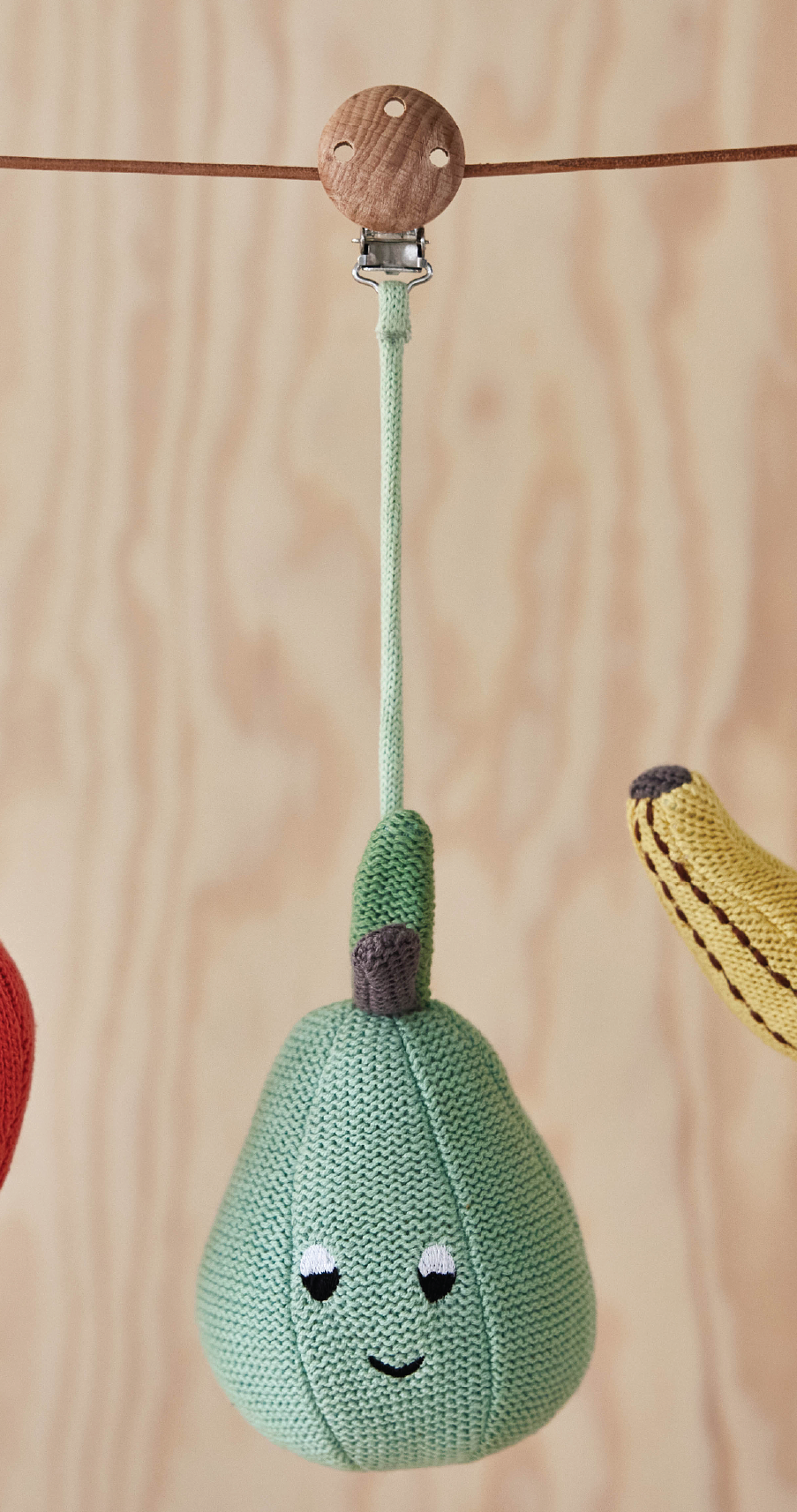 Kinderwagen Clip Baumwolle Grau 2