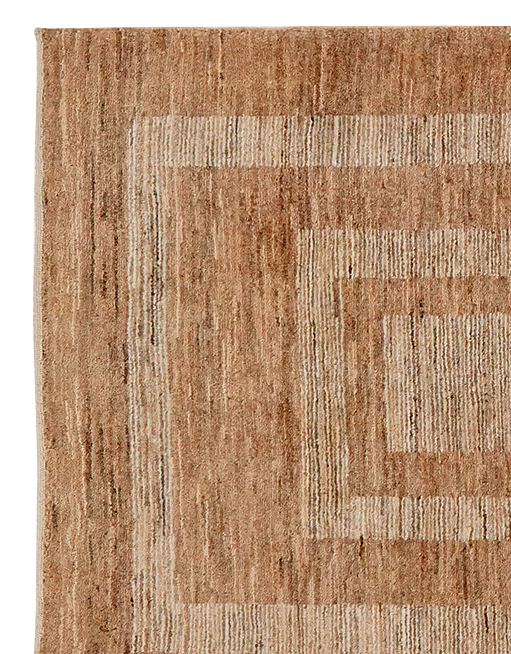 Rizbaf Gabbeh Teppich Wolle Beige 1