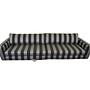 Dylan Sofa 4-Seater Line Latte Black 6