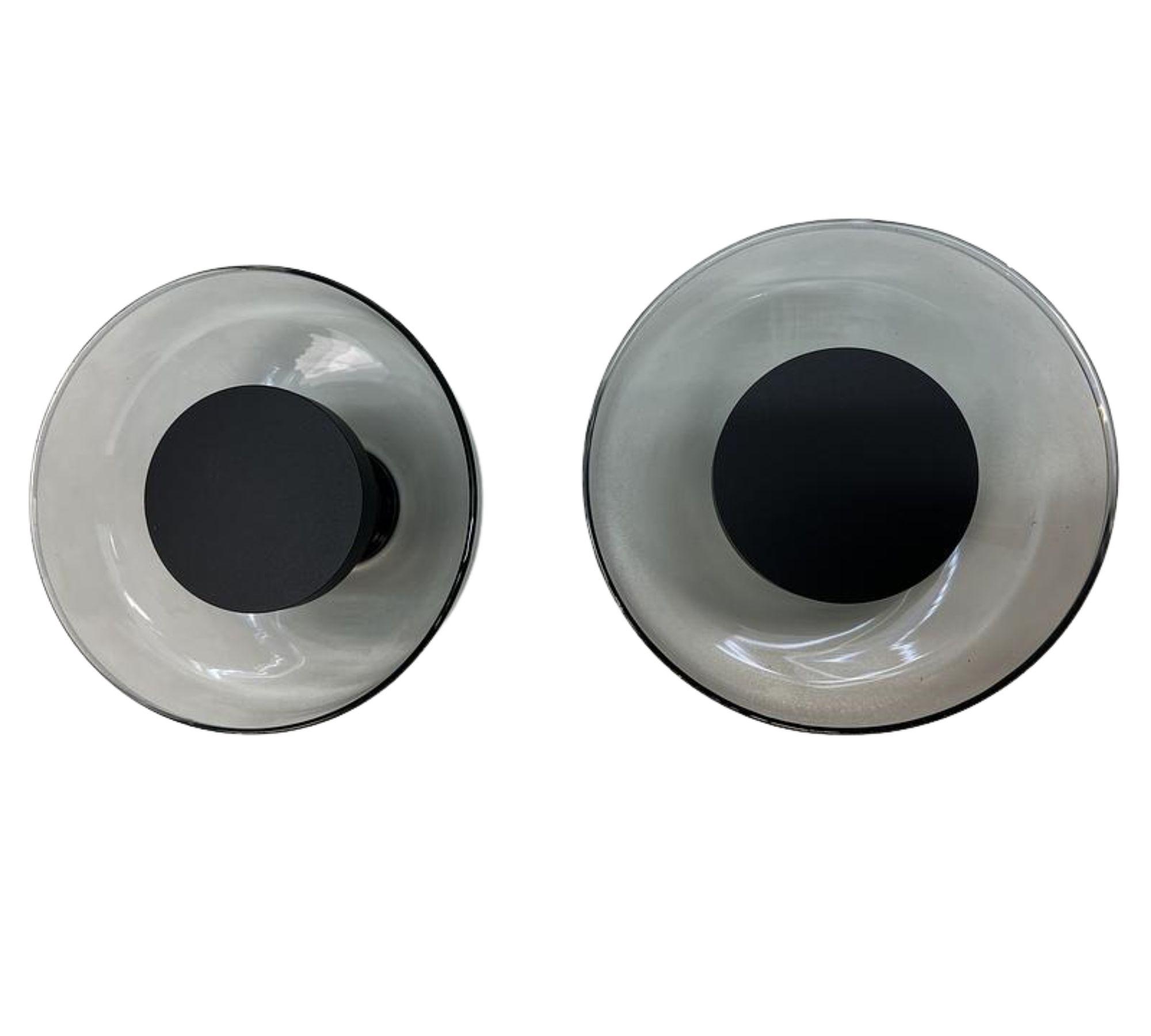 2x Aura Wall lamp Smoked 0