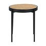 Couchtisch Rattan Edelstahl Braun 3