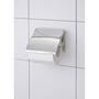 Toilet paper holder cover steel silver 2
