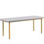 Two Colour Tisch rechteckig Grau 0