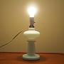 Table lamp glass 1970s 11