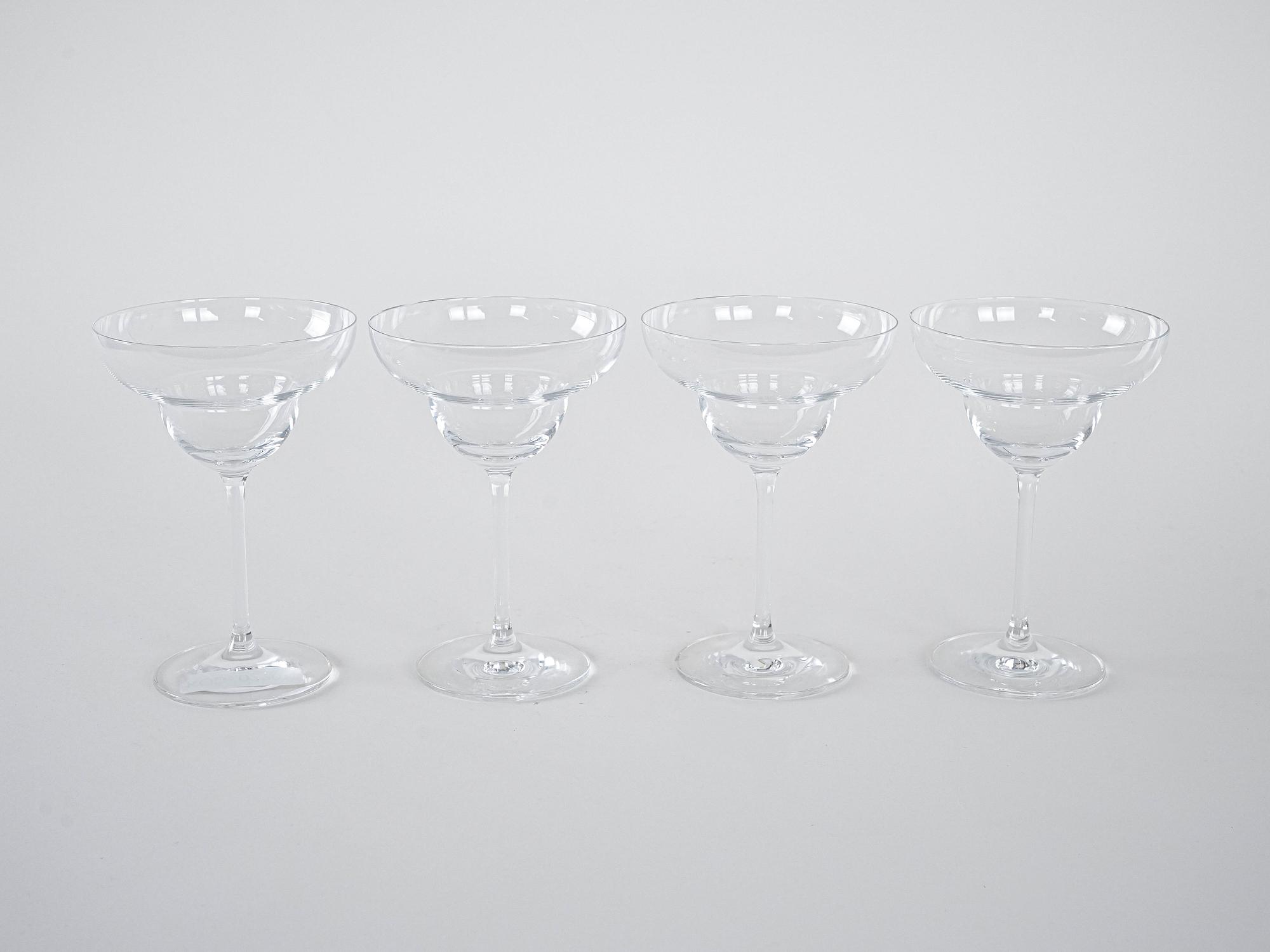 4x Margarita glasses Transparent 3