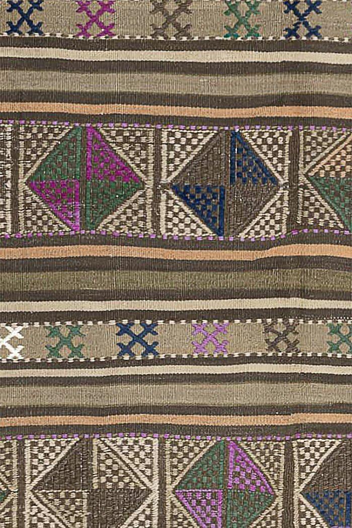 Vintage Kilim Teppich Wolle Mehrfarbig 1