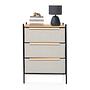 Chest of drawers STUVAR 58x40x79cm 3 drawers taupe hjh LIVING 1