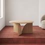Cece Coffee Table Oak Ø 70 cm 2