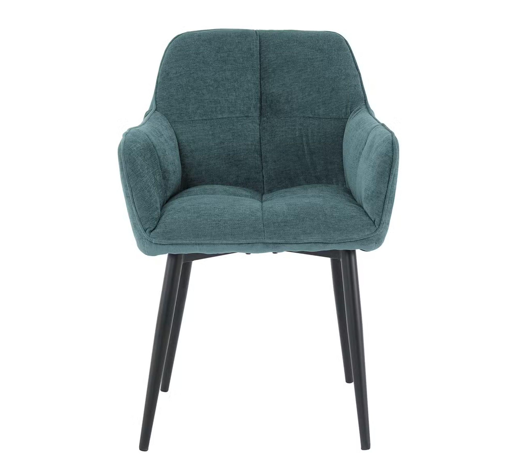 Armchair 2-piece set Fabric Navy Blue 3