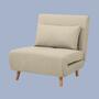 Schlafsessel Webstoff Beige 1