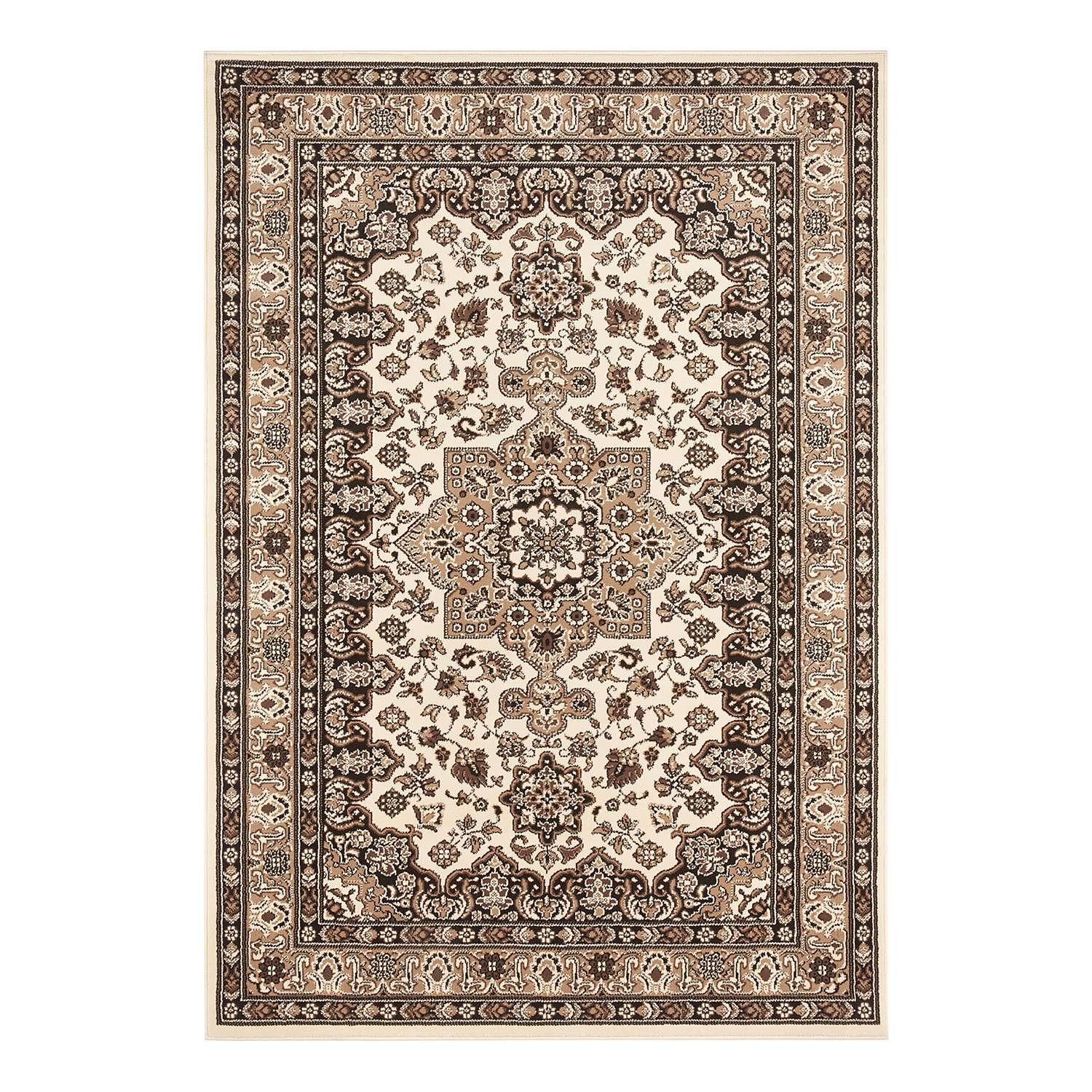 Kurzflorteppich Parun Täbriz Beige 80 x 150 cm 1