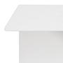 2x Wall shelf Targon Metal White 3