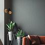 Sayos Wandleuchte Aluminium Schwarz 1