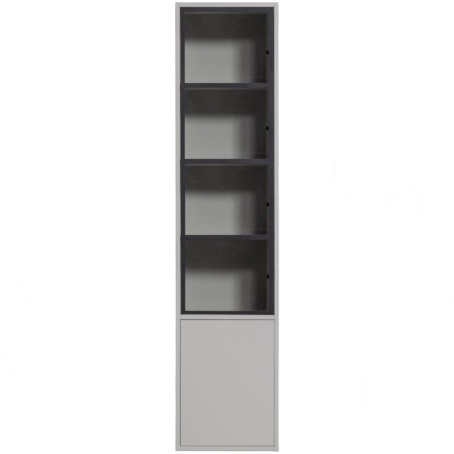 Basic Schrank Holz Grau 3