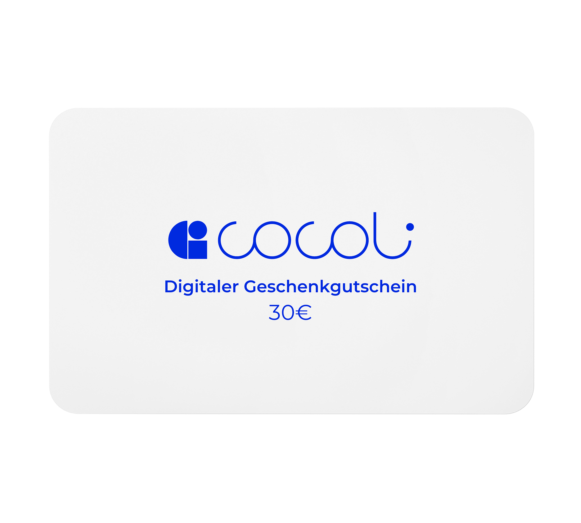Digital gift voucher worth 30 Euros 0