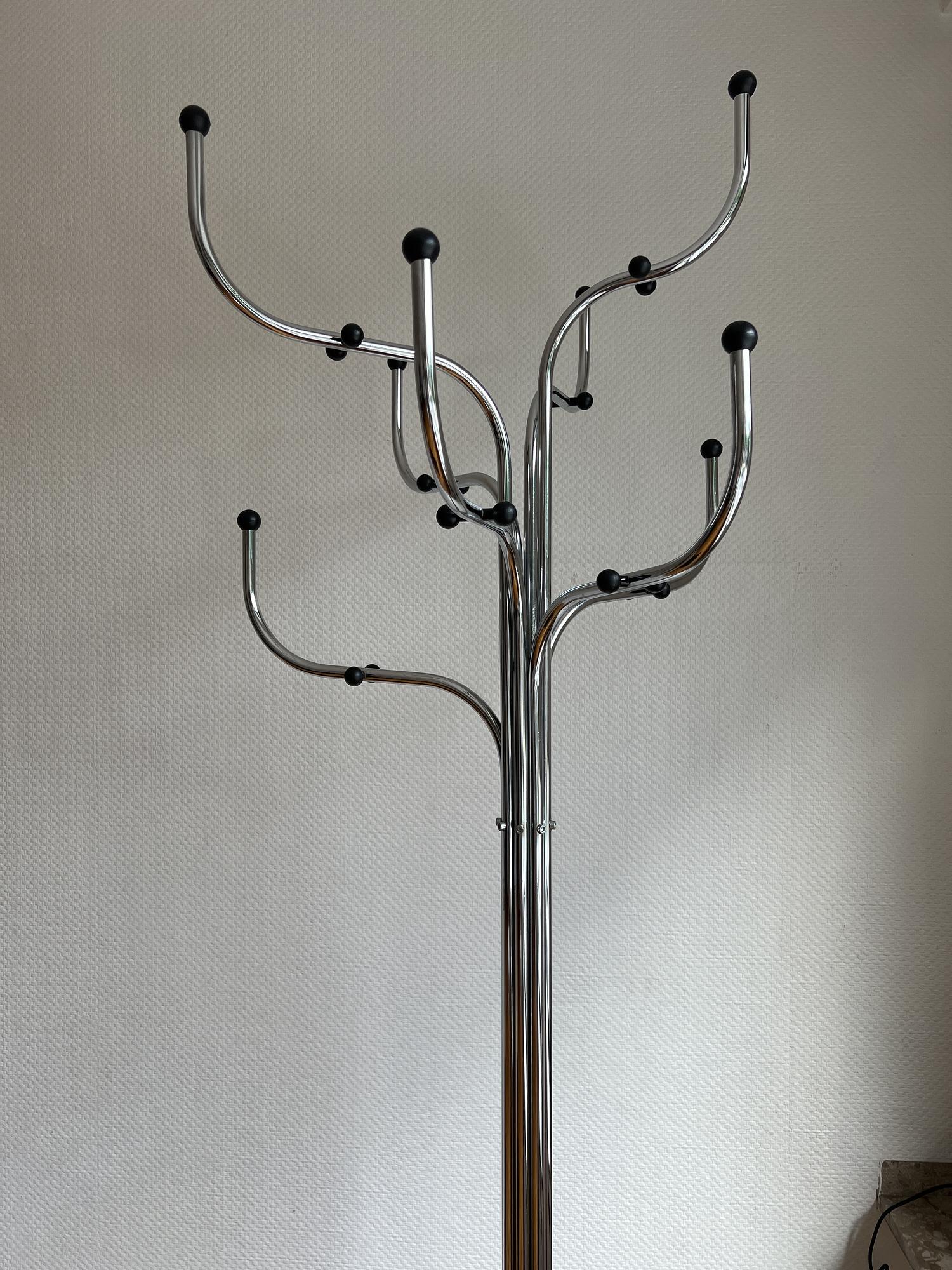 Coat Tree Garderobenständer Chrom 65cm 1