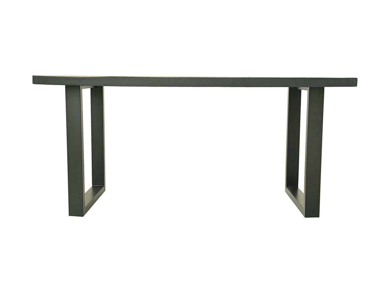 Melbourne Esstisch Mangoholz Metall Schwarz 2
