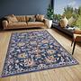 Caracci Orientteppich Polypropylen Dunkelblau 140 x 200 cm 2
