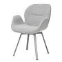 2x Skela Armchair Set Grey 4