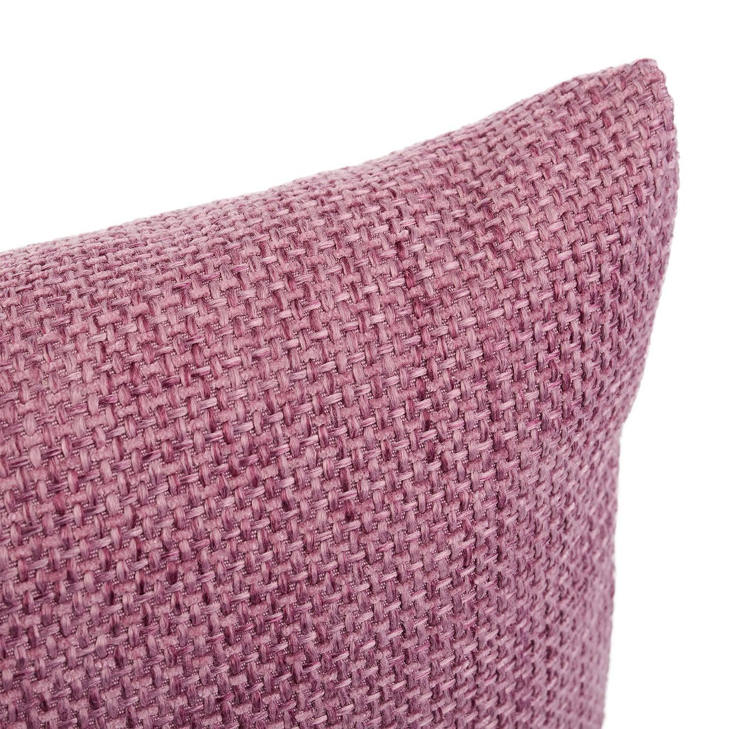 2x Dallas Kissenbezug Kunstfaser Rosa 50 x 50 cm 1