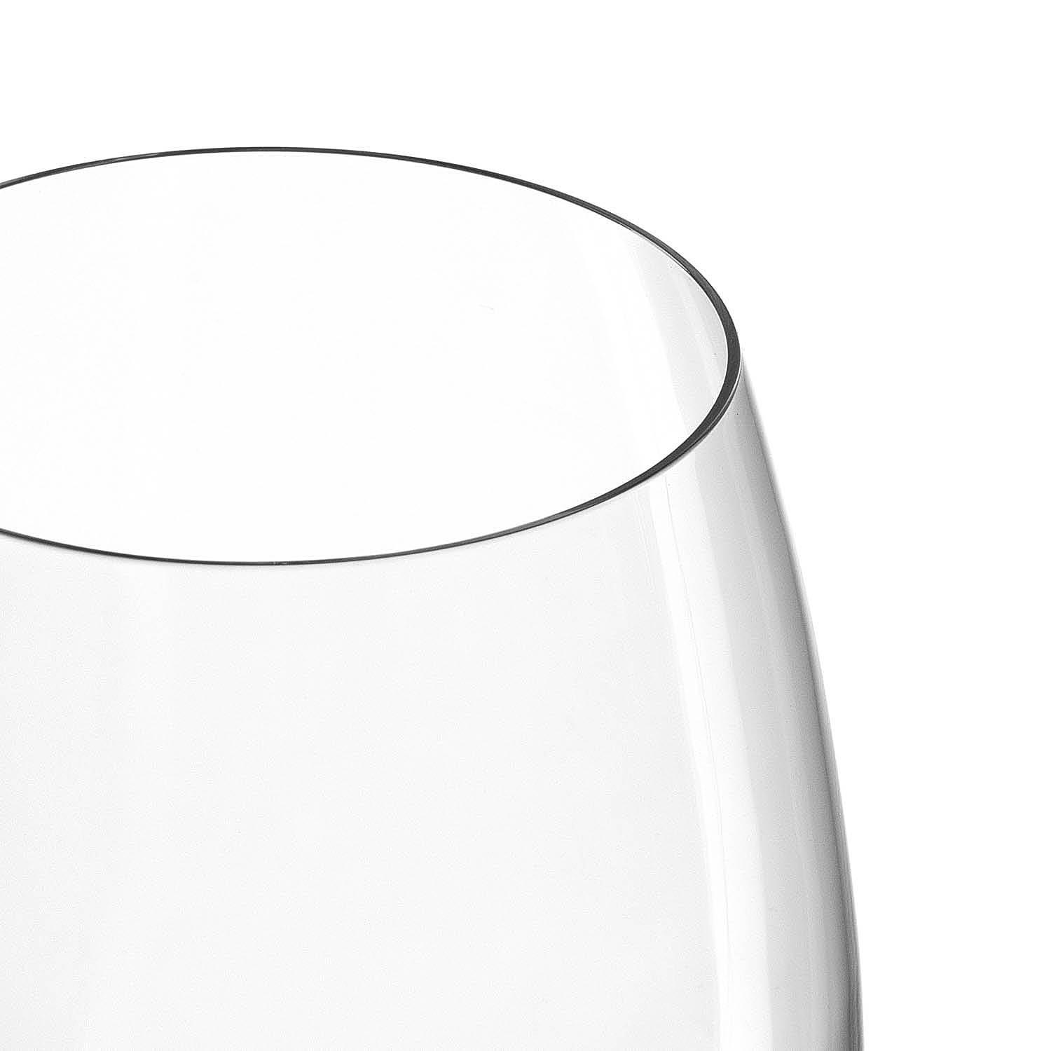 Rotweinglas Daily 6er-Set Kristallglas Transparent 3