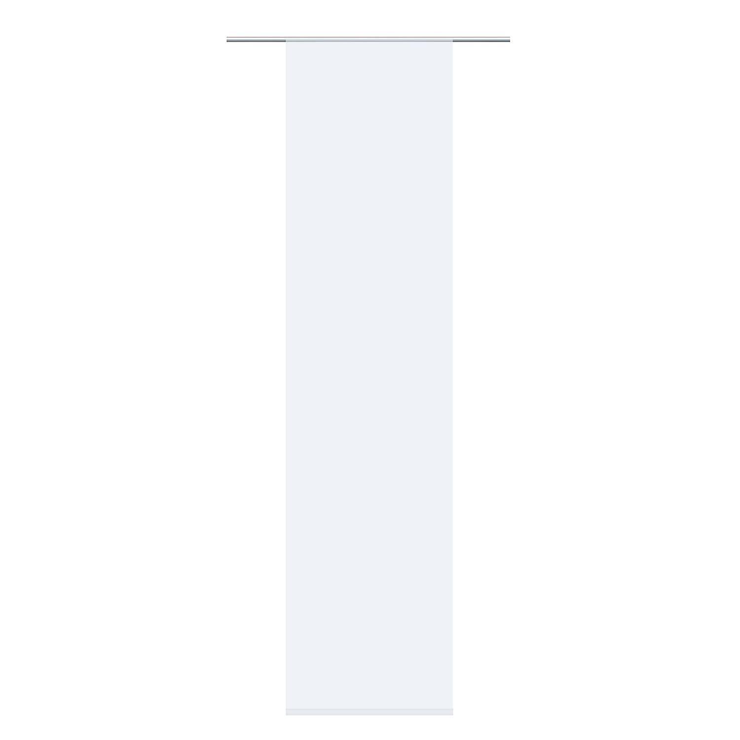 Schiebevorhang Rom Microfaser Weiß 0