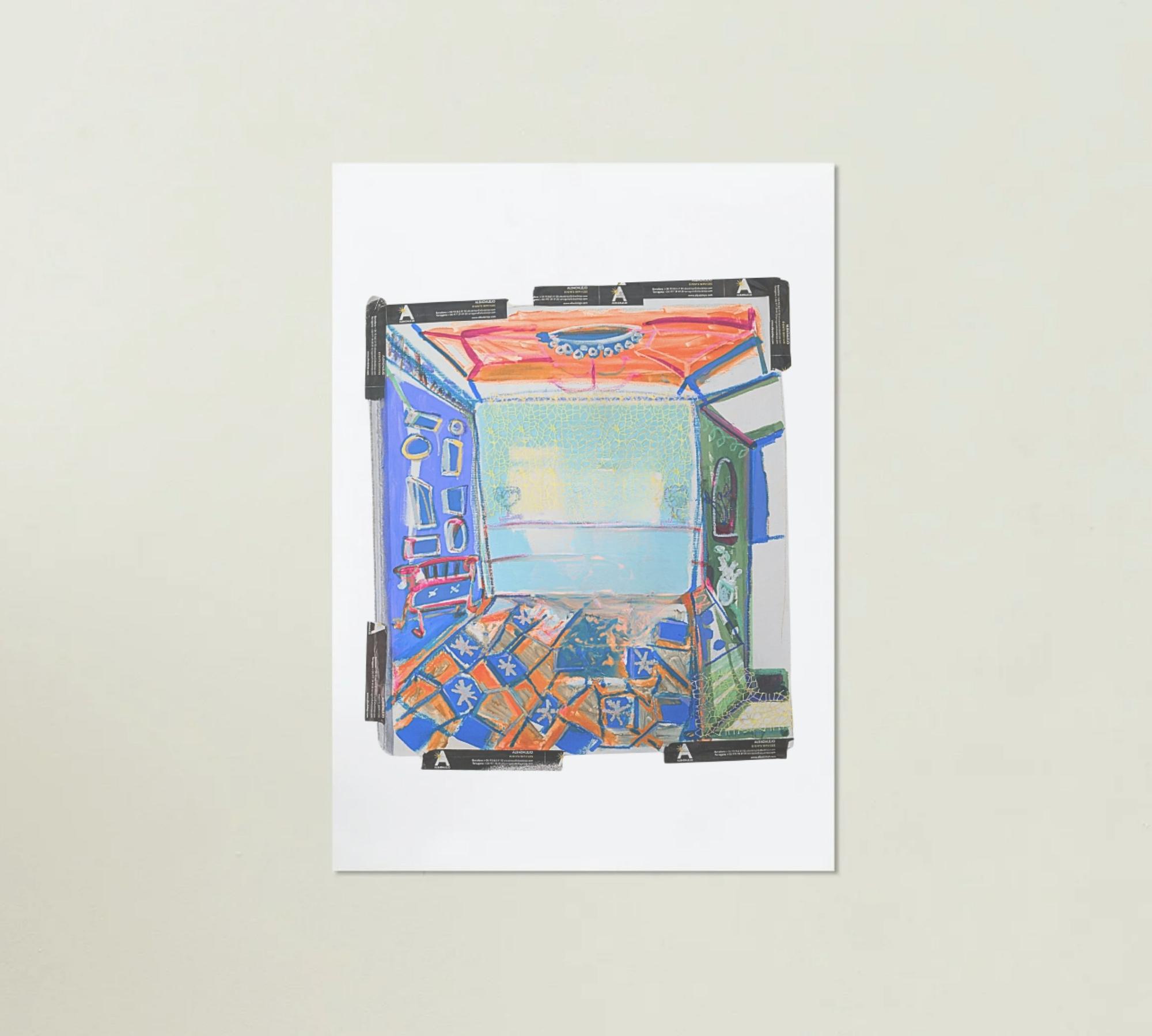 El Salón Art Print Multicolored 2