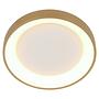Ringlede Deckenleuchte Gold 28cm 1