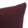 2x Milan Pillowcase Synthetic Fiber Bordeaux 50 x 50 cm 1