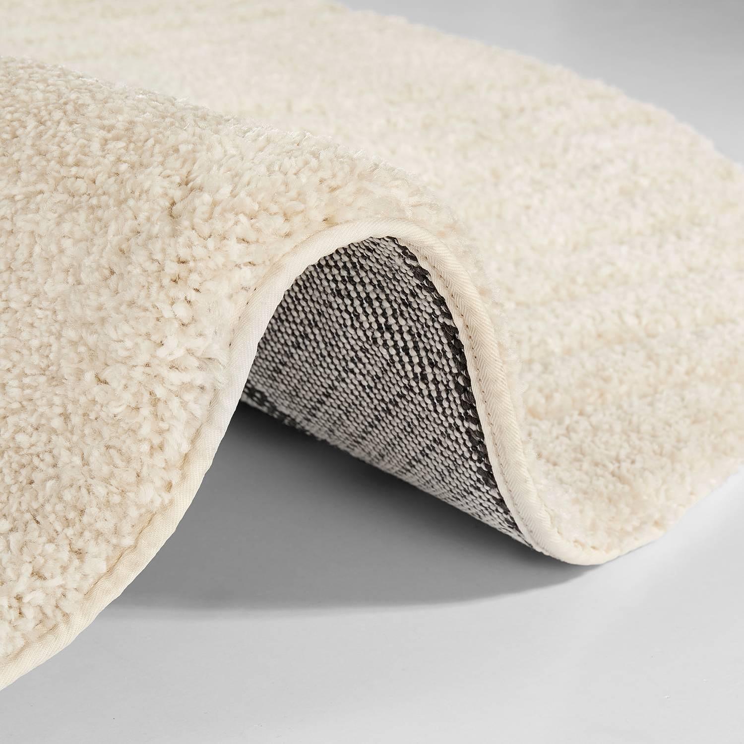 Fergus Hochflorteppich Creme Ø 160cm 3