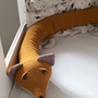 Freya Bed Snake Organic Cotton Orange 8
