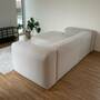 Blok Sofa 2-Sitzer Chaiselongue Links Beige 2