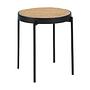 Couchtisch Rattan Edelstahl Braun 0