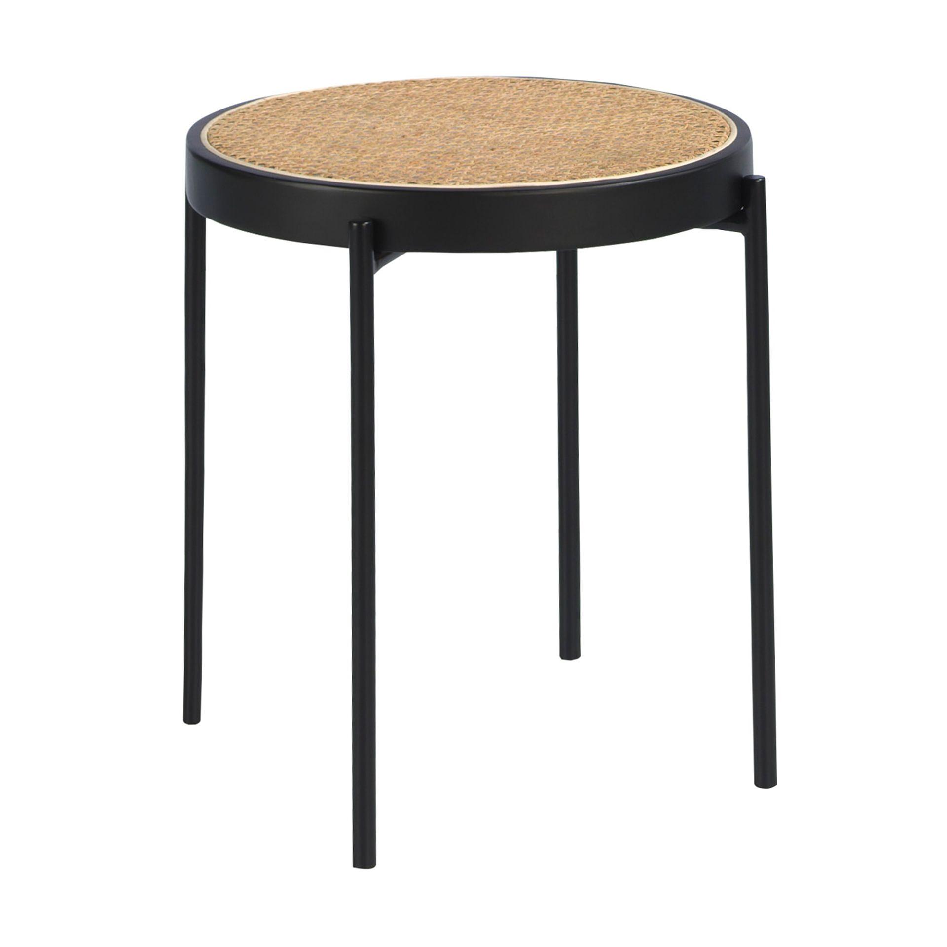 Couchtisch Rattan Edelstahl Braun 0