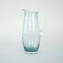 Glass jug Light blue 1970s 2