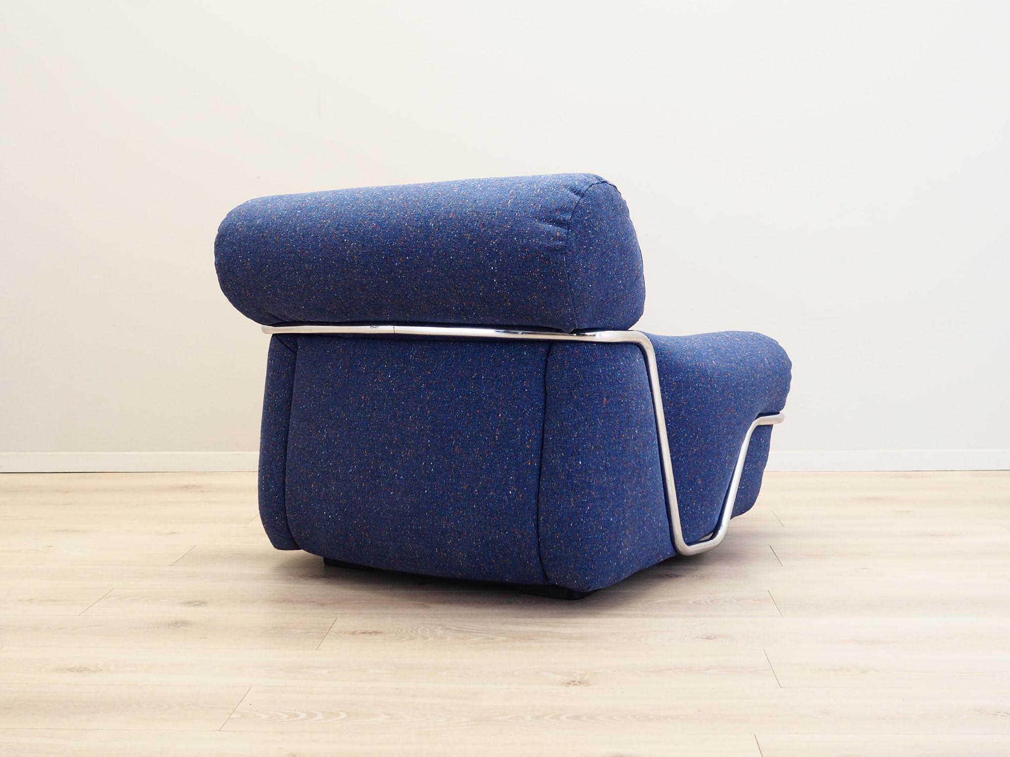 Space Age Armchair Blue 4