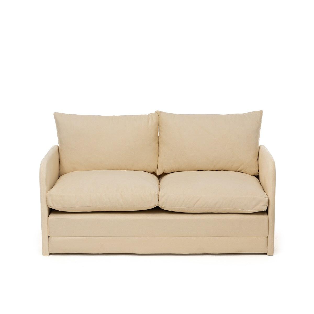 Saga Xl Sleeper Sofa 2-Seater Cream 0