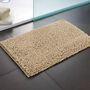 Mikrofaser Chenille Badteppich Beige 1