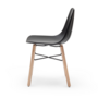Babah W chair plastic wood black 1