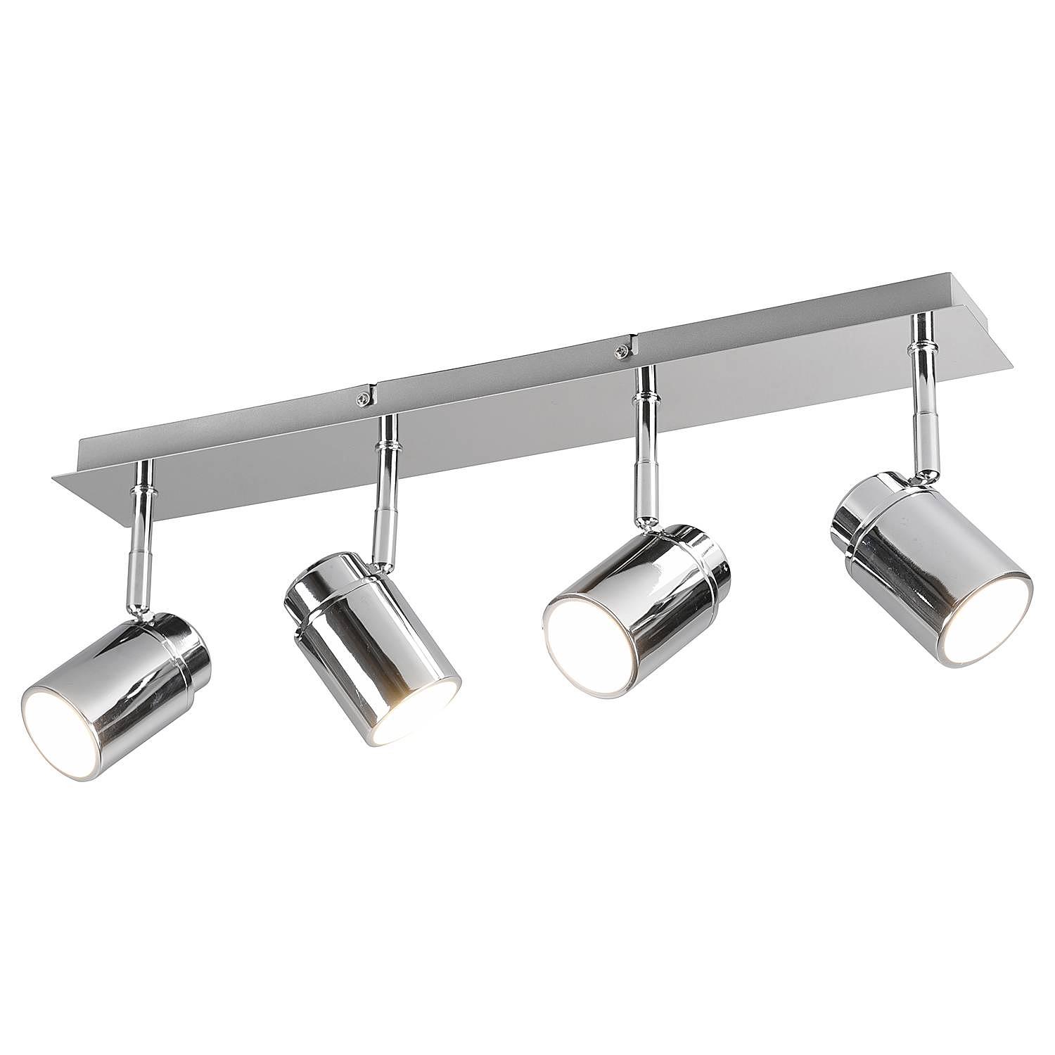 Angelo Deckenleuchte 4-flammig Eisen Silber 0