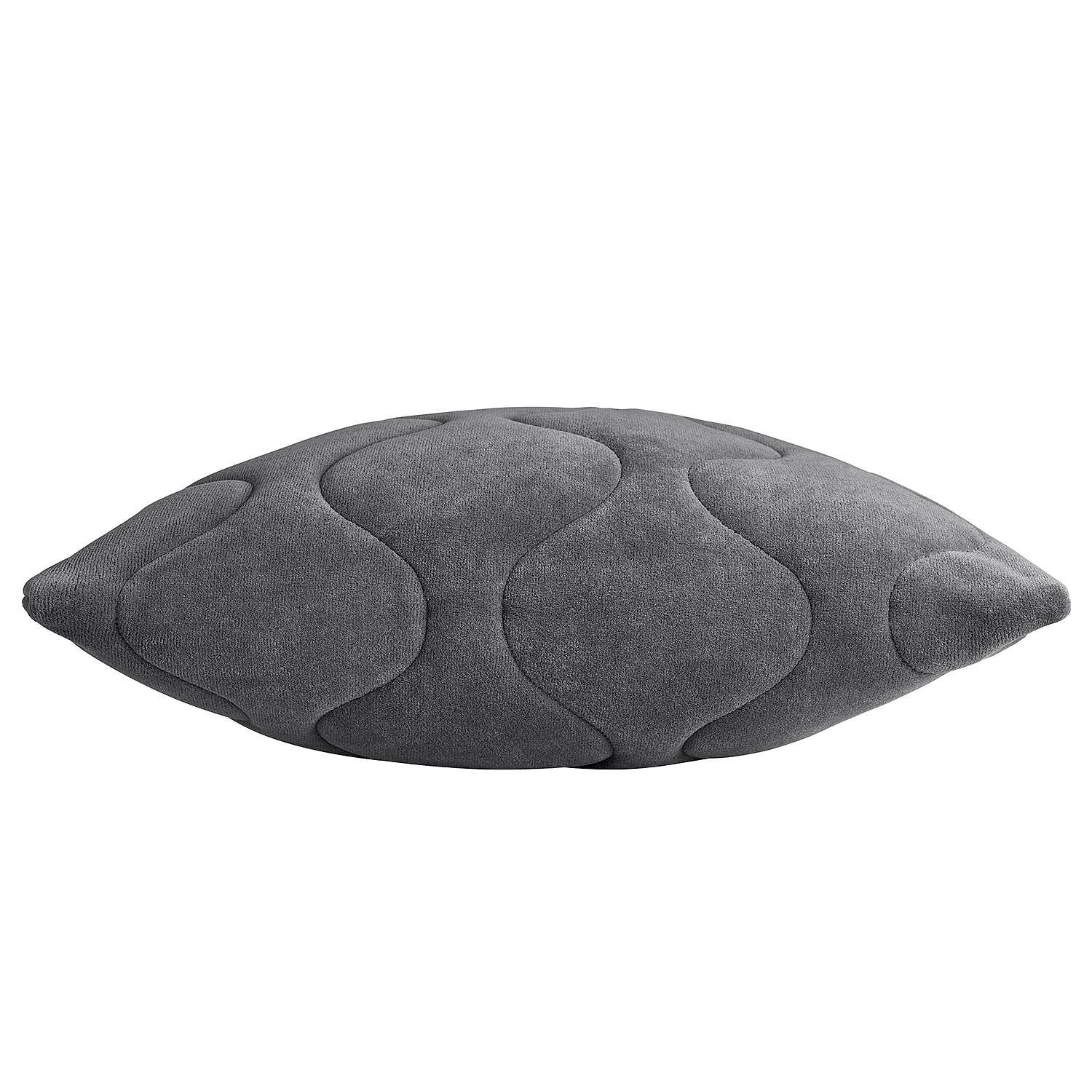 Nicky Cushion Cover Velour Slate Grey 40 x 40 cm 0