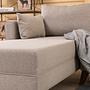 Bella Sofa Récamiere Links  Creme 3