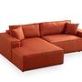 Pirlo Corner Sofa Left Orange 4