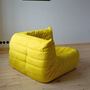 Togo Divano angolare Tessuto Giallo limone 4