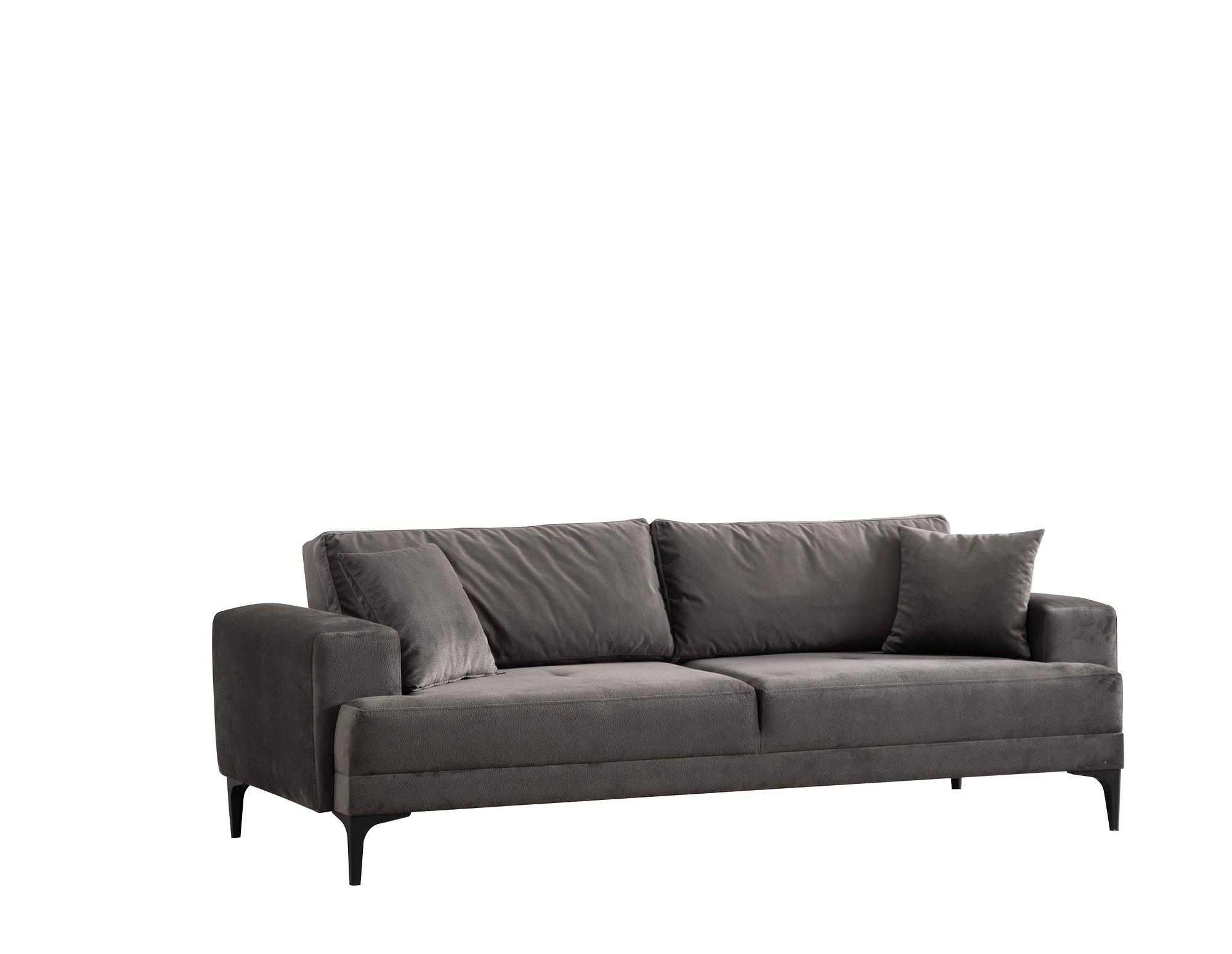 Astana 3-Sitzer Sofa Schwarzgrau 3