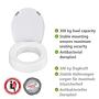 Secura Comfort WC-Sitz Duroplast Weiß 2