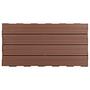 Terrassenfliese Thish 6er-Set Braun 3